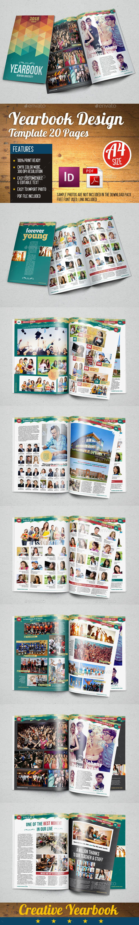 YEARBOOK TEMPLATE DESIGN VOL 1 by hiro27 GraphicRiver